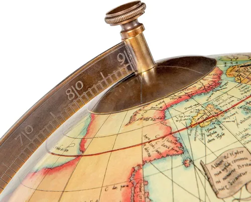 Vista 2 de Mercator Classic Stand Globe by Authentic Models - Globo del mundo para oficina en casa con soporte, globo giratorio con cartógrafos legendarios
