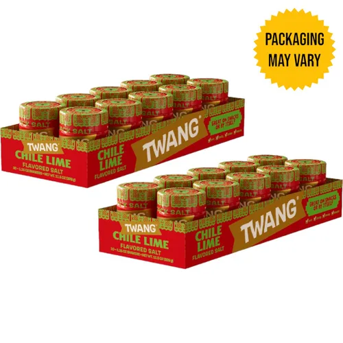Vista 2 de Twang erz Snack Topping, Chile Lime, coctelera de 1.15 onzas (paquete de 20)