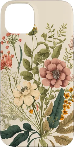Vista 14 de Funda para iPhone 11 con diseño floral botánico vintage