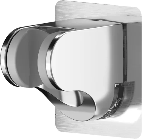 Vista 8 de KAIYING Soporte de cabezal de ducha de mano autoadhesivo, soporte de varilla de baño y autocaravana de ángulo ajustable, soporte universal de ducha