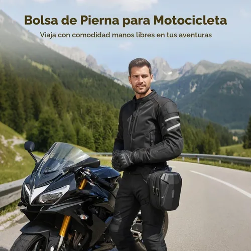 Vista 2 de yeesport Bolsa de pierna de motocicleta, bolsa de muslo de motocicleta