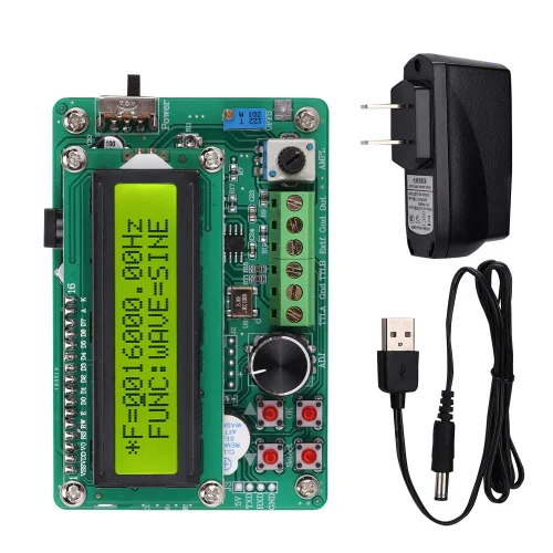 Vista 6 de FY1005S generador de señal digital DDS, fuente de señal de función de 5 MHz con módulo de contador de frecuencia, pantalla digital para laboratorios