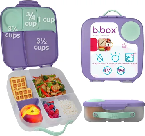Vista 25 de Bbox - Lonchera Bento Jumbo Batman Lonchera para niños y adultos, 4 compartimentos, a prueba de fugas, apta para lavavajillas, sin BPA, sin PFAS
