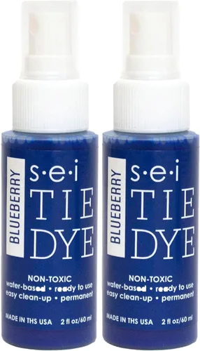 Vista 56 de S.E.I. Botella de Spray de Tie Dye del 4 de Julio: 2oz. Spray de Tinte para Tela No Tóxico, Tinte Permanente para Ropa DIY, Un Paso, Suministros