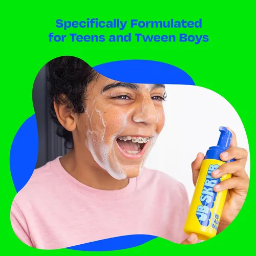Vista 8 de JB SKRUB Almohadillas faciales y lavado facial para pieles sensibles, limpiador de acné y almohadillas de acné con aloe y chía para adolescentes