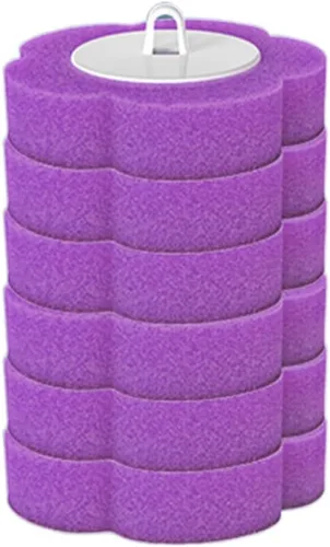 Vista 8 de 36 cabezales desechables de cepillo de inodoro, repuestos de varilla de inodoro para limpieza de inodoro y baño, almohadillas de repuesto 36 piezas