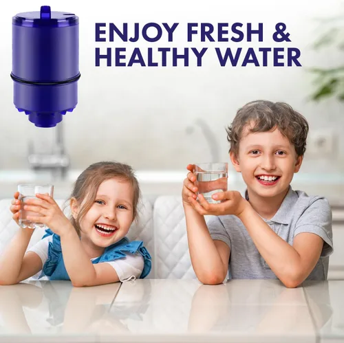 Vista 6 de Filtro de agua para grifo, paquete de 2 unidades de soporte para grifo de filtro de agua, repuesto de alto rendimiento de alta calidad para cocina