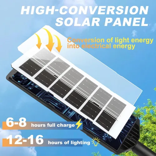 Vista 5 de Luces solares impermeables para exteriores, paquete de 2 unidades, luz solar de inundación con sensor de movimiento para exteriores, luz LED