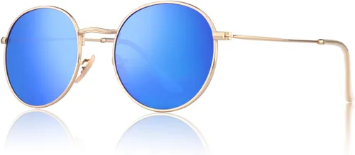 Vista 24 de CGID Gafas de sol unisex polarizadas redondas E01 Lennon