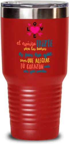 Vista 7 de Regalo para hija Taza de Cafe para hermana Perfecto regalo para graduados, profesionales y estudiantes Vaso con afirmaciones positivas, Azul