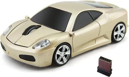 Vista 11 de Jinfili Cool Style Car Ratón inalámbrico ergonómico USB Gaming Ratones para computadora portátil de escritorio PC Notebook