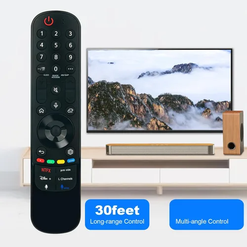 Vista 4 de AN-MR21GA - Control remoto inteligente de repuesto para LG Smart TV 2021 OLED TV Series G1 C1 A1 QNED99 QNED90 NANO99 NANO90 NANO85 NANO80 NANO75