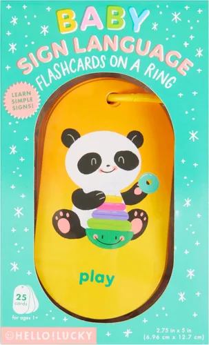 Vista 3 de Hola!Lucky Baby's First Words Sign Language Tarjetas Flash (BFC4-25419)