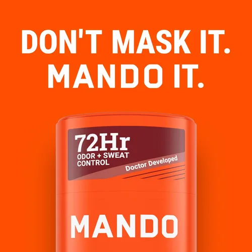 Vista 9 de Mando Desodorante antitranspirante para hombres - Barra de 2.6 oz - Bourbon, paquete de 2