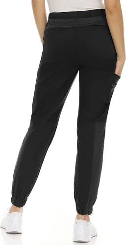 Vista 5 de MediChic Scrubs - Pantalones deportivos de malla con seis bolsillos