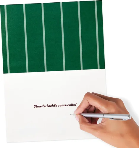 Vista 5 de Hallmark Tarjeta de cumpleaños de firma para él (fútbol) (599RZH1076)