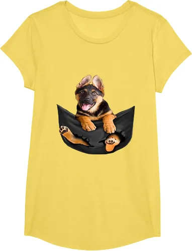 Vista 36 de Dog Lovers Gifts - Camiseta divertida con cara de perro con bolsillo, Negro, S