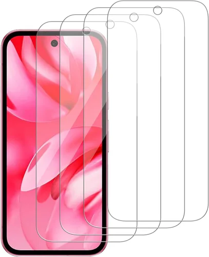 Vista 10 de Paquete de 4 protectores de pantalla de vidrio compatibles con Google Pixel 3 XL [dureza 9H], vidrio templado para pantalla HD, resistente a