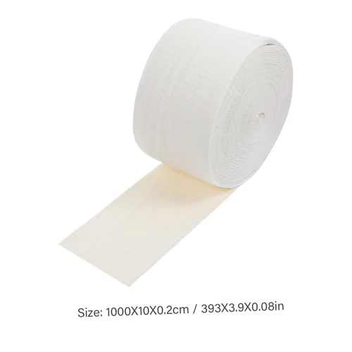 Vista 2 de Calcetines de algodón de punto tubular elástico de yeso rollo de soporte de algodón Stockinette pierna brazo lesión fácil de usar para muñeca, mano