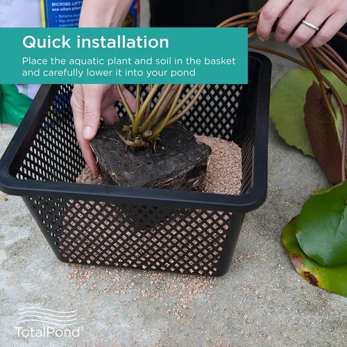 Vista 5 de TotalPond Cesta para plantas acuáticas, 10 pulgadas Paquete de 2