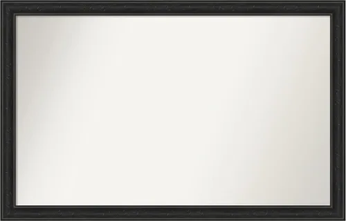 Vista 227 de Amanti Art Espejo personalizado, gran espejo de baño estrecho, espejo de pared o espejo de tocador de baño sobre el fregadero (24 x 24 pulgadas)