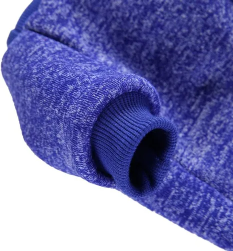 Vista 7 de Ropa para mascotas, suéter suave, cálido y grueso, suéter de invierno para perros (talla S, color azul oscuro) Jecikelon pullover pet apparel for
