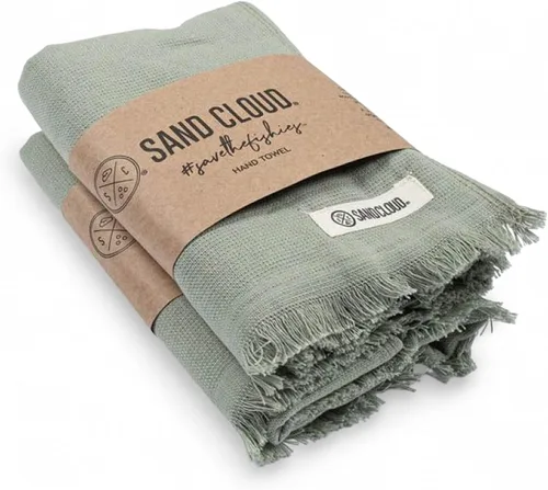 Vista 14 de Sand Cloud Toallas de baño turcas de 2 capas para baño, paquete de 2 Clásico - Gris