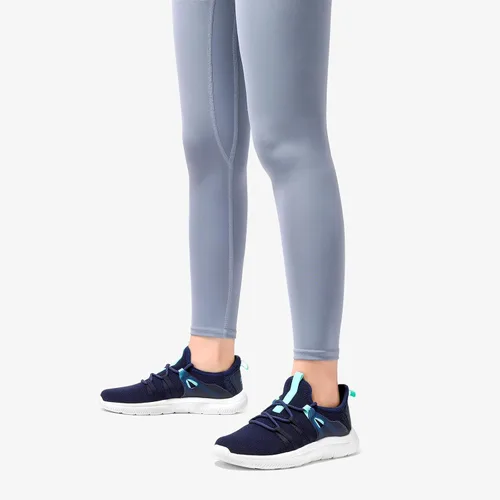 Vista 7 de STQ Zapatos de tenis con cordones para mujer, cómodos tenis para caminar con soporte de arco