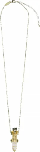 Vista 2 de Harry Potter Hufflepuff Badger House - Collar con colgante de piedra de gema animal