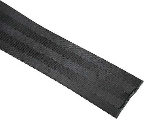 Vista 2 de US Cargo Control Correa estilo cinturón de seguridad de 2 pulgadas x 300 pies, correa de cinturón de seguridad de poliéster negro, 5 paneles, 6,000