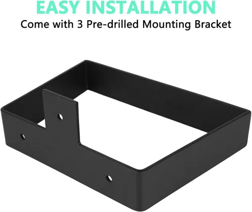 Vista 4 de WOPPLXY 2 patas de mesa de metal de 6 pulgadas, patas negras para muebles, patas de mesa trapezoidales, patas de banco de metal para armarios de TV