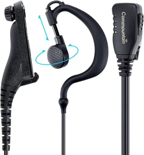 Vista 8 de commountain APX-6000 XPR-7550e - Auricular con micrófono compatible con radios Motorola APX-8000 (7000 4000) XPR-7350e (7580e 7380e 7550 7350)