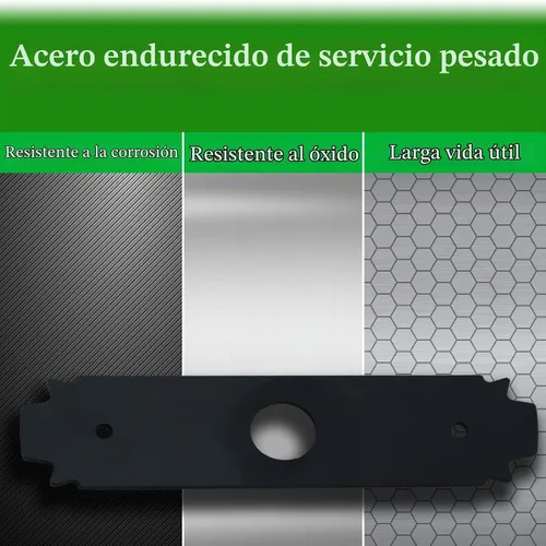 Vista 2 de Edger Blade AC04215 - Cuchilla dentada de acero de 8 pulgadas, orificio central de 1 pulgada, compatible con accesorio Ryobi Expand-It, compatible