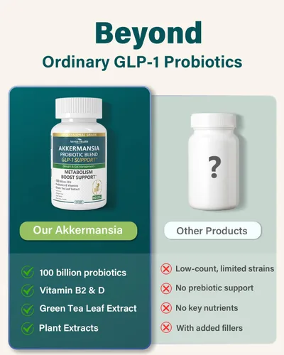 Vista 9 de Akkermansia GLP-1 Probiótico, 100B UFC, metabolismo y salud