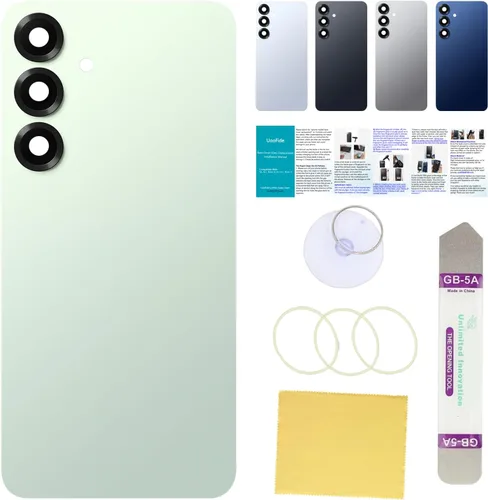Vista 29 de Compatible con Samsung Galaxy Note 8 - Carcasa trasera de repuesto de cristal de 6.3 pulgadas, SM-N950, todos los portadores con manual de Negro