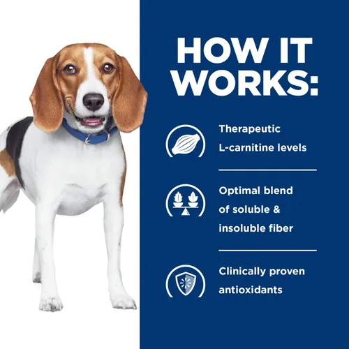 Vista 8 de Hill's Prescription Diet r/d Comida seca para perros con reducción de peso #1 recomendado por veterinarios, receta de pollo, 8.5 libras. Bolsa
