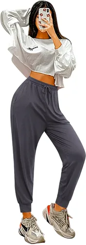 Vista 2 de Envlon Womens Yoga Sweatpants Loose Lightweight Workout Joggers Pants Drawstring Comfy Casual Lounge Pants with Pockets