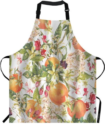 Vista 9 de EKOBLA Delantales bohemios con diseño floral de cachemira india, Multi-a150