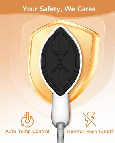 Vista 8 de Plancha de vapor portátil para ropa, 1100 W, flujo de vapor de 0.71 oz/min, tanque grande de 4.1 fl oz, calentamiento rápido de 25 segundos, suela