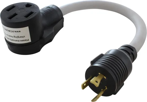 Vista 7 de AC WORKS Adaptador de carga de vehículos eléctricos para uso Tesla (L5-30 30A 1250V bloqueo a Tesla)