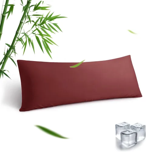Vista 18 de Fundas de almohada estándar, fundas de almohada de viscosa refrescante de bambú con cierre de sobre, suave que absorbe la humedad para personas que