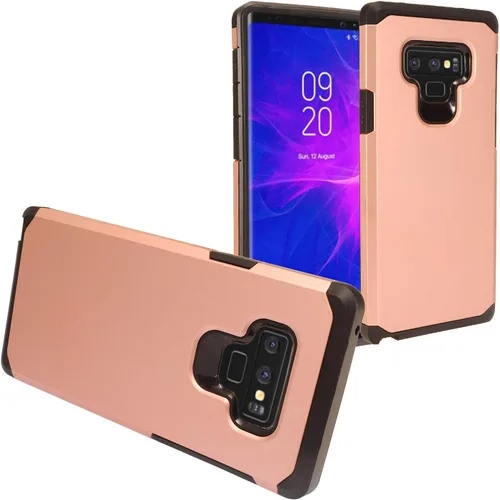Vista 8 de Compatible con Samsung Galaxy Note 9 SM-N960 Note9 - Funda rígida híbrida para teléfono - AD1 mármol negro