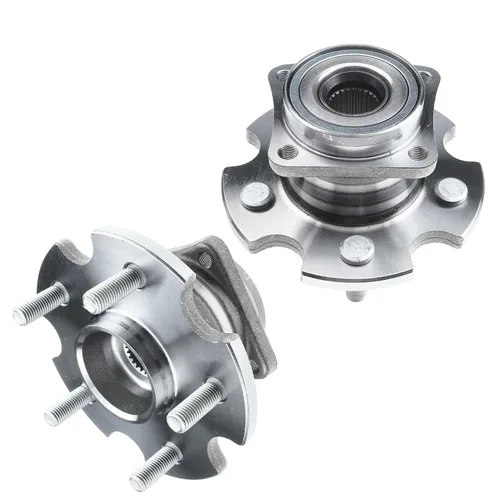 Vista 64 de Detroit Axle - 2.2L Bujes de rodamiento de rueda delanteros de 2 piezas para Honda Accord 90-97, 97 Acura CL, 2 rodamientos de ruedas y conjunto