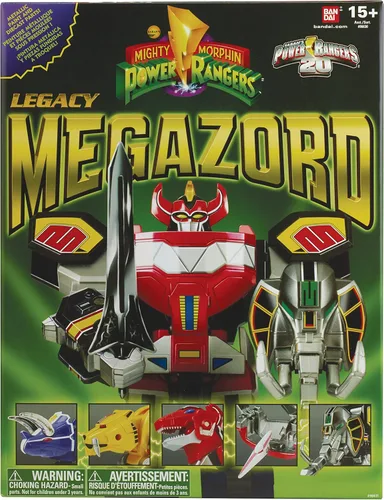 Vista 8 de Power Rangers Legado Megazord, Figura de acción