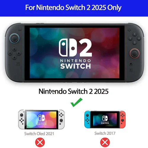 Vista 2 de COMCOOL Dockable Case for Nintendo Switch 2 2025 - [Military Grade Drop Protection] Slim Shockproof with Anti-Fingerprint Switch 2 Protective Cover