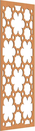 Vista 38 de 9 3/8"W x 24 3/8"H x 1/4"T Southgate Decorativos Paneles De Pared De Madera Calado, Abedul