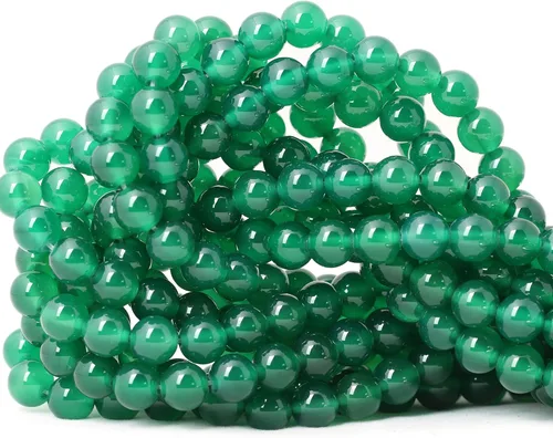 Vista 65 de Cuentas redondas sueltas de ágata estilo antiguo vena de dragón de 6mm, cuentas para diseño de joyas, 60 cuentas Ágata de vena de dragón