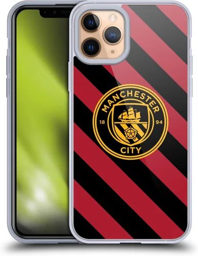 Vista 154 de Head Case Designs Funda de gel con licencia oficial del Manchester City Man City FC Away 2022/23 [protección de grado militar] compatible con Apple