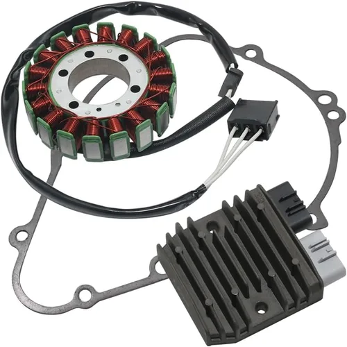 Vista 2 de Junta de estator de rectificador de bobina de estator para Kawasaki KLZ1000 Versys 1000 2012-2014 Bobina de estator 21003-0129 rectificador