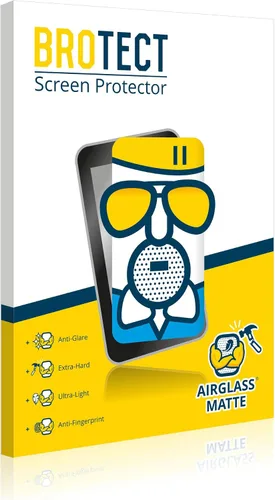 Vista 2 de brotect Protector de pantalla de vidrio antirreflejos mate, compatible con Volkswagen Beetle Cabrio 5c 2018 6.5 pulgadas, película de protección 9H